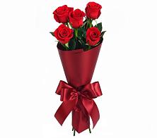 Букет 5 Красных роз Эдлесс Лав в Джубге