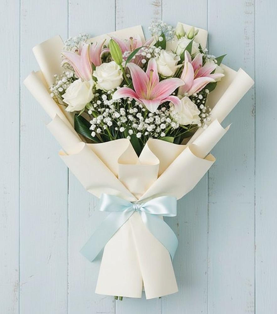 Букет цветов из: Лилии в Джубге