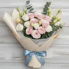 Букет цветов из:  Лизиантусы #REPLACE_PRED# Джубге