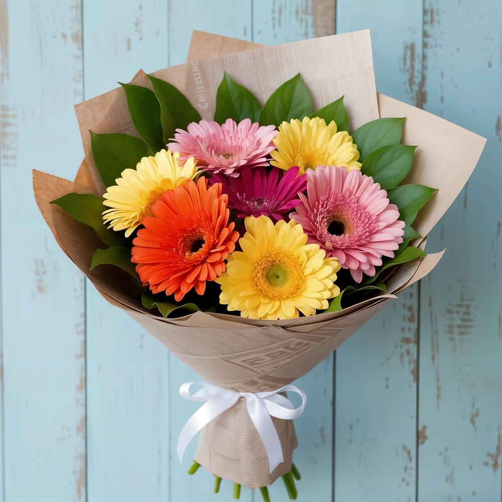 Букет цветов из: Герберы в Джубге