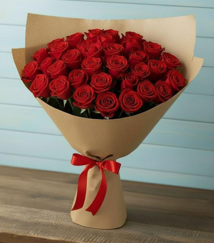 Букет Красные розы Милано в Джубге