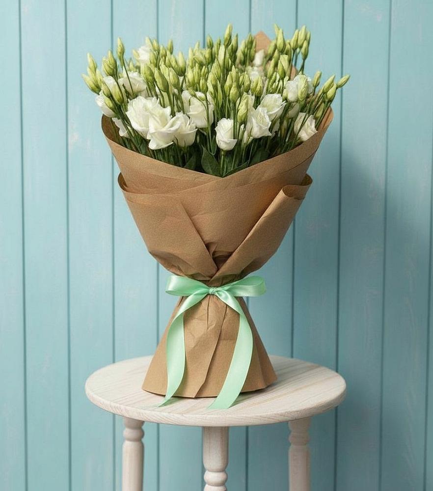 Букет цветов из: Лизиантусы в Джубге