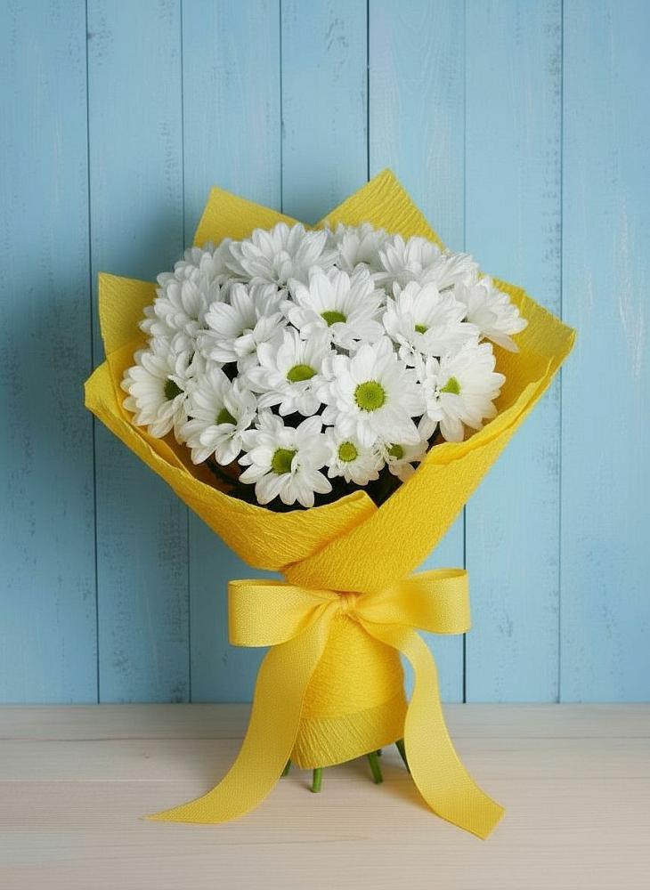 Букет цветов из: Хризантемы в Джубге